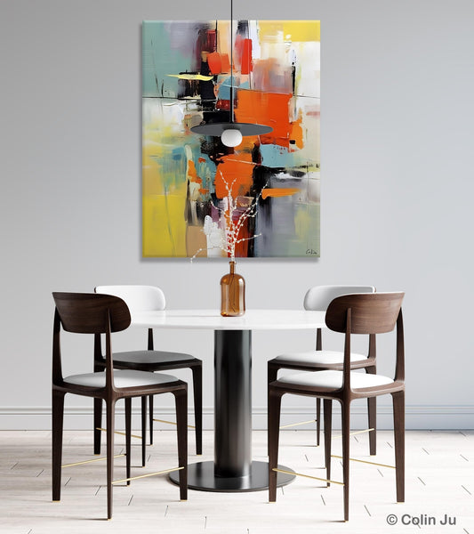 Abstract Canvas Painting, Modern Paintings for Living Room, Huge Painting for Sale, Original Hand Painted Wall Art-Paintingforhome