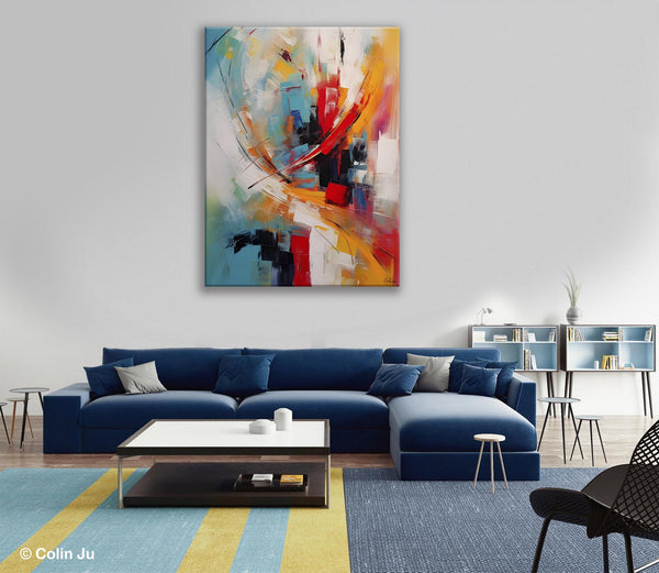 Simple Modern Art, Extra Large Wall Art Paintings, Original Abstract Painting, Acrylic Painting on Canvas, Large Paintings for Living Room