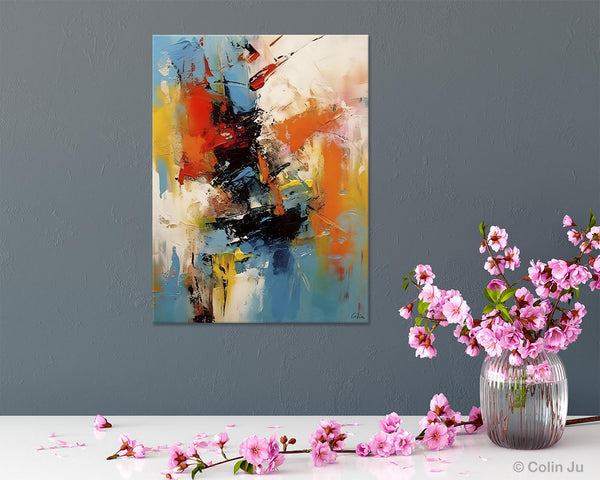 Hand Painted Acrylic Painting, Modern Contemporary Artwork, Original Wall Art Painting for Living Room, Acrylic Paintings for Dining Room-Paintingforhome