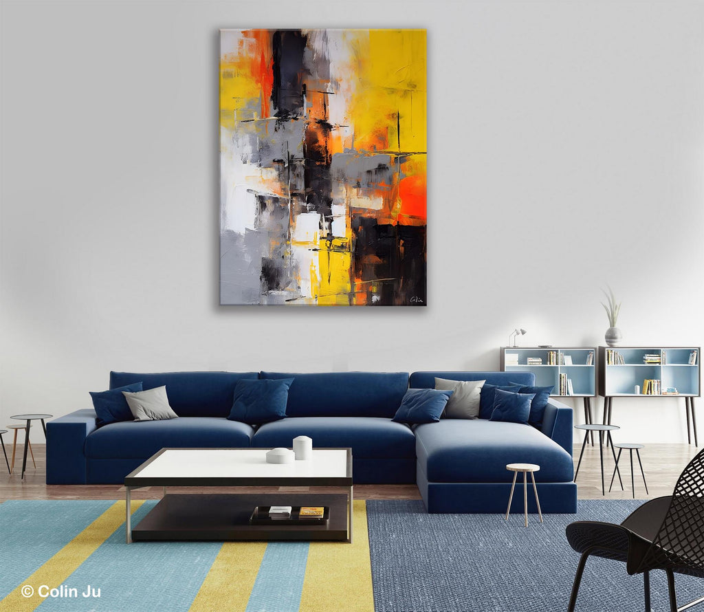 Living Room Wall Art Ideas, Modern Wall Art Paintings, Buy Abstract Pa ...