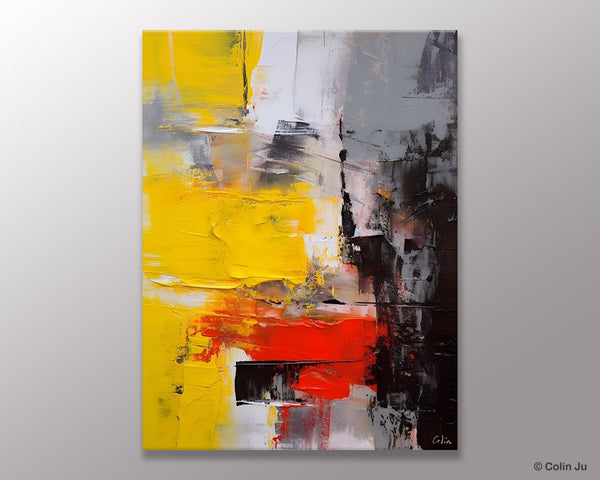 Simple Wall Art Paintings, Living Room Modern Wall Art, Original Contemporary Art, Acrylic Canvas Painting, Large Painting Behind Sofa-Paintingforhome