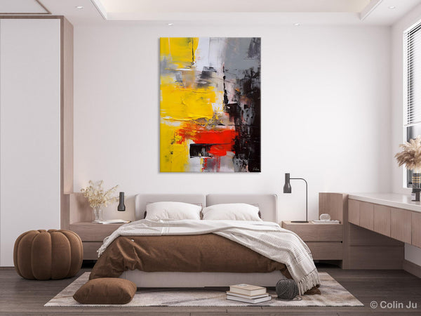 Simple Wall Art Paintings, Living Room Modern Wall Art, Original Contemporary Art, Acrylic Canvas Painting, Large Painting Behind Sofa-Paintingforhome