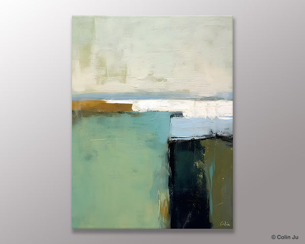 Abstract Canvas Art for Bedroom, Extra Large Abstract Paintings for Dining Room, Original Modern Acrylic Art, Modern Canvas Paintings-Paintingforhome