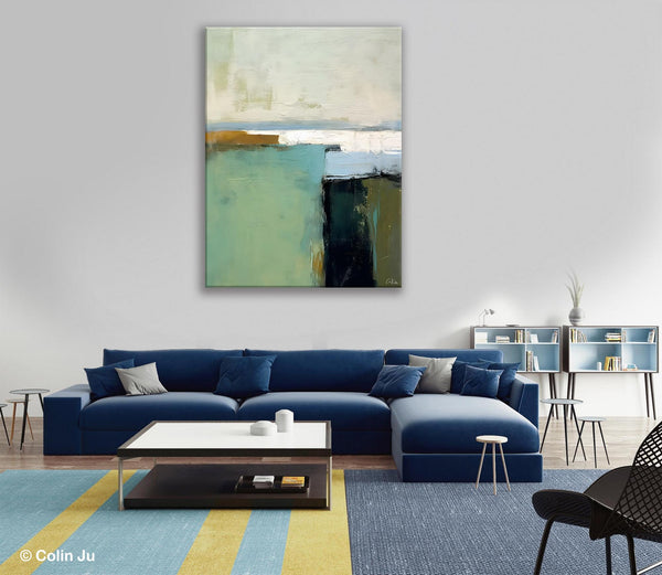 Abstract Canvas Art for Bedroom, Extra Large Abstract Paintings for Dining Room, Original Modern Acrylic Art, Modern Canvas Paintings-Paintingforhome