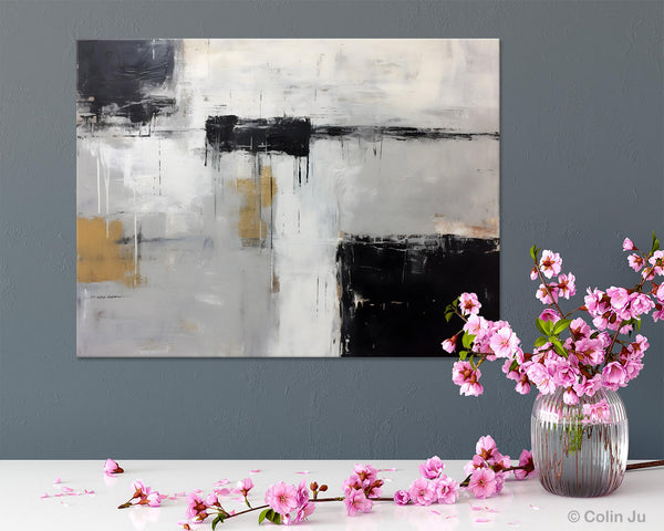 Contemporary Acrylic Paintings, Extra Large Painting on Canvas, Large Original Abstract Wall Art, Large Canvas Paintings for Bedroom-Paintingforhome