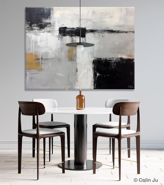 Contemporary Acrylic Paintings, Extra Large Painting on Canvas, Large Original Abstract Wall Art, Large Canvas Paintings for Bedroom-Paintingforhome