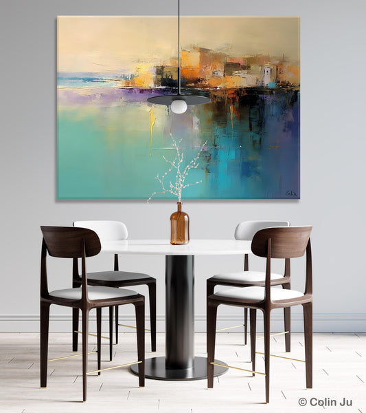 Original Landscape Paintings, Landscape Canvas Paintings for Living Room, Acrylic Painting on Canvas, Extra Large Modern Wall Art Paintings-Paintingforhome