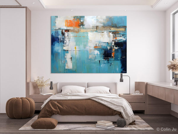 Original Modern Wall Paintings, Contemporary Canvas Art, Heavy Texture Canavas Art, Abstract Painting for Bedroom, Modern Acrylic Artwork-Paintingforhome