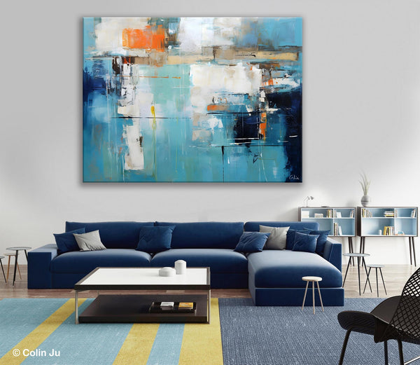 Original Modern Wall Paintings, Contemporary Canvas Art, Heavy Texture Canavas Art, Abstract Painting for Bedroom, Modern Acrylic Artwork-Paintingforhome