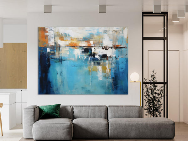 Contemporary Canvas Art, Heavy Texture Canavas Art, Original Modern Wall Paintings, Abstract Painting for Bedroom, Modern Acrylic Artwork-Paintingforhome