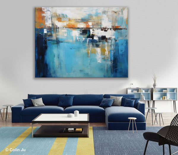 Contemporary Canvas Art, Heavy Texture Canavas Art, Original Modern Wall Paintings, Abstract Painting for Bedroom, Modern Acrylic Artwork-Paintingforhome