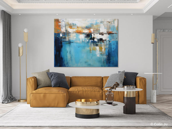 Contemporary Canvas Art, Heavy Texture Canavas Art, Original Modern Wall Paintings, Abstract Painting for Bedroom, Modern Acrylic Artwork-Paintingforhome