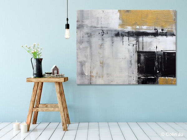 Oversized Paintings on Canvas, Large Original Abstract Wall Art, Simple Modern Art, Contemporary Acrylic Paintings, Large Canvas Paintings for Bedroom-Paintingforhome