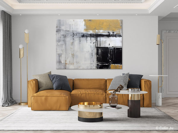 Oversized Paintings on Canvas, Large Original Abstract Wall Art, Simple Modern Art, Contemporary Acrylic Paintings, Large Canvas Paintings for Bedroom-Paintingforhome
