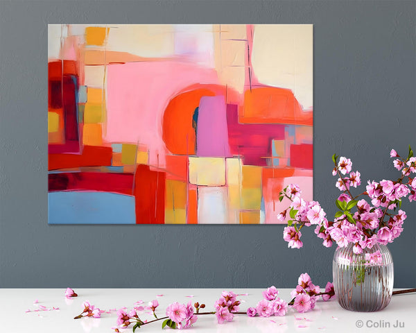Living Room Abstract Paintings, Hand Painted Canvas Paintings, Original Modern Wall Art Paintings, Modern Acrylic Paintings on Canvas-Paintingforhome