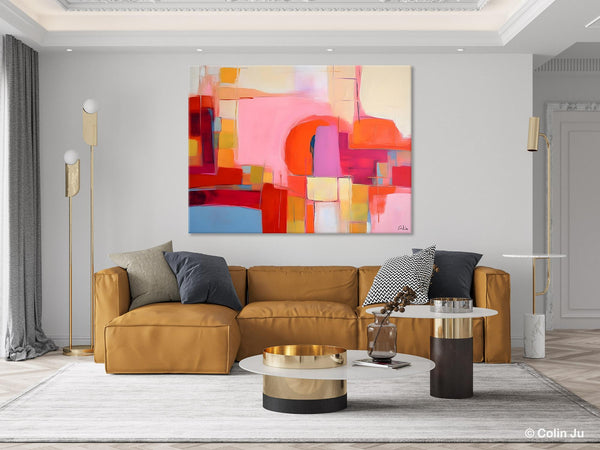 Living Room Abstract Paintings, Hand Painted Canvas Paintings, Original Modern Wall Art Paintings, Modern Acrylic Paintings on Canvas-Paintingforhome