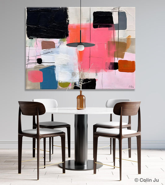 Contemporary Abstract Art, Bedroom Canvas Art Ideas, Simple Modern Art, Large Original Paintings for Sale, Buy Large Paintings Online-Paintingforhome