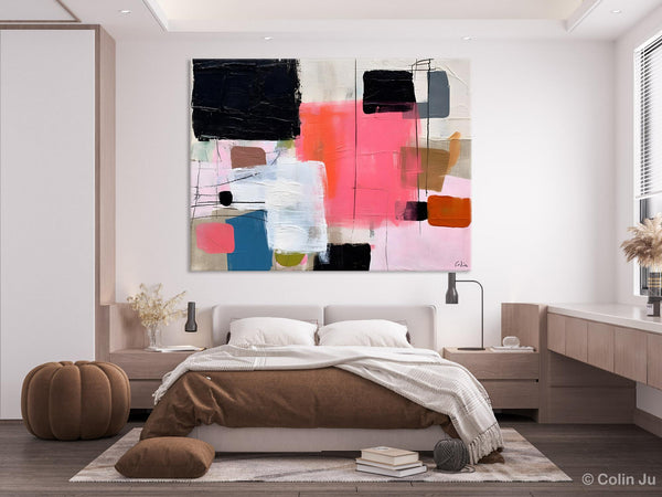 Contemporary Abstract Art, Bedroom Canvas Art Ideas, Simple Modern Art, Large Original Paintings for Sale, Buy Large Paintings Online-Paintingforhome