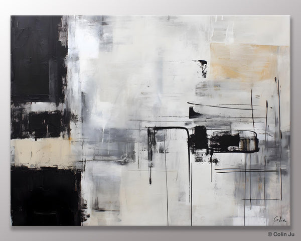 Modern Paintings for Bedroom, Living Room Wall Canvas Painting, Extra Large Abstract Artwork, Original Hand Painted Acrylic Painting-Paintingforhome