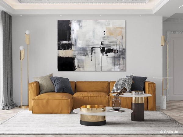 Modern Paintings for Bedroom, Living Room Wall Canvas Painting, Extra Large Abstract Artwork, Original Hand Painted Acrylic Painting-Paintingforhome