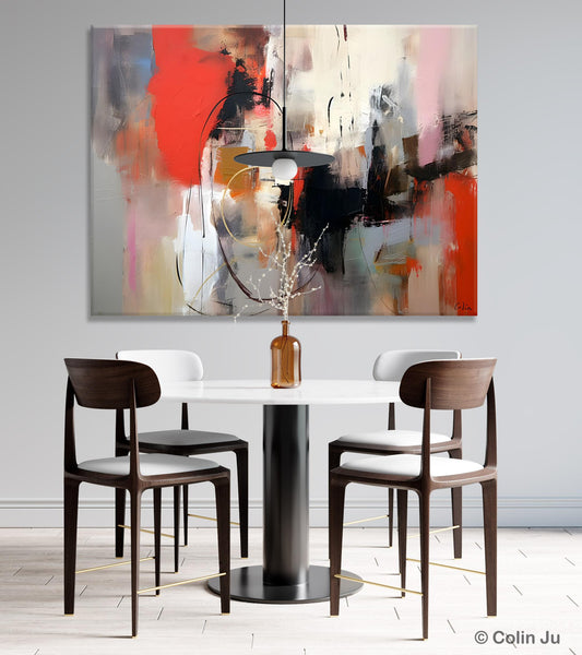 Large Wall Art Paintings Behind Sofa, Acrylic Paintings on Canvas, Original Acrylic Paintings, Modern Canvas Paintings, Hand Painted Canvas Art-Paintingforhome
