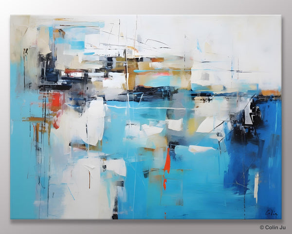 Hand Painted Acrylic Painting, Abstract Wall Painting for Living Room, Modern Contemporary Artwork, Original Acrylic Paintings for Dining Room-Paintingforhome