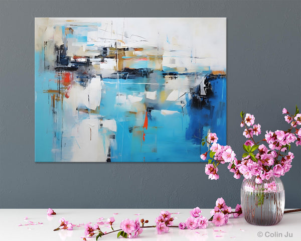 Hand Painted Acrylic Painting, Abstract Wall Painting for Living Room, Modern Contemporary Artwork, Original Acrylic Paintings for Dining Room-Paintingforhome