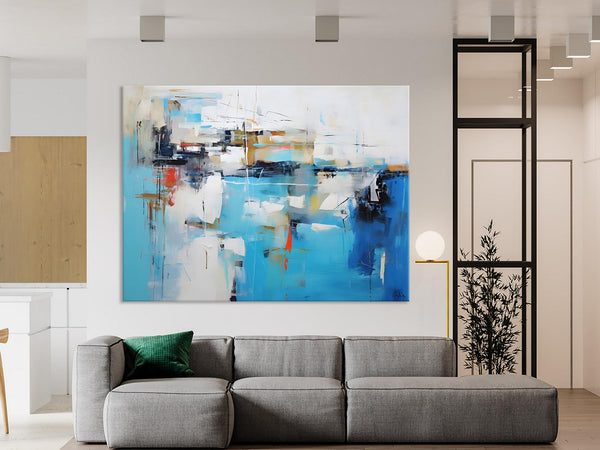 Hand Painted Acrylic Painting, Abstract Wall Painting for Living Room, Modern Contemporary Artwork, Original Acrylic Paintings for Dining Room-Paintingforhome
