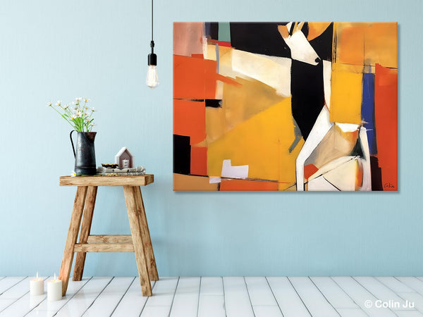 Extra Large Paintings for Living Room, Hand Painted Wall Art Paintings, Original Abstract Acrylic Painting, Abstract Wall Art for Dining Room-Paintingforhome