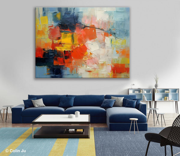 Simple Abstract Painting for Dining Room, Modern Paintings for Living Room, Original Contemporary Modern Art Paintings, Bedroom Wall Art Ideas-Paintingforhome