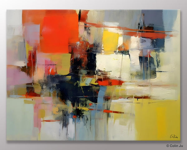 Large Acrylic Painting, Huge Paintings for Living Room, Hand Painted Wall Art Painting, Original Modern Canvas Artwork-Paintingforhome
