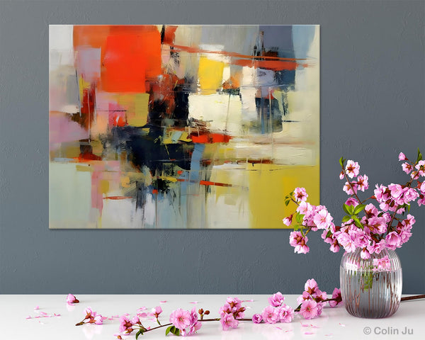 Large Acrylic Painting, Huge Paintings for Living Room, Hand Painted Wall Art Painting, Original Modern Canvas Artwork-Paintingforhome