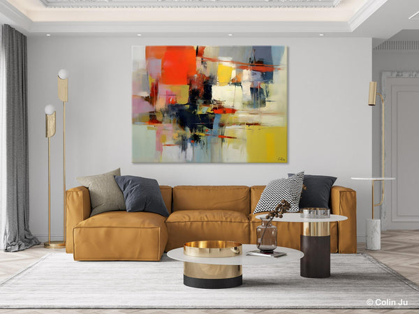 Large Acrylic Painting, Huge Paintings for Living Room, Hand Painted Wall Art Painting, Original Modern Canvas Artwork-Paintingforhome