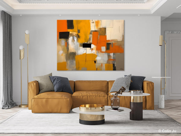Acrylic Wall Art Painting, Acrylic Paintings for Living Room, Hand Painted Wall Painting, Simple Modern Art, Large Original Abstract Paintings-Paintingforhome