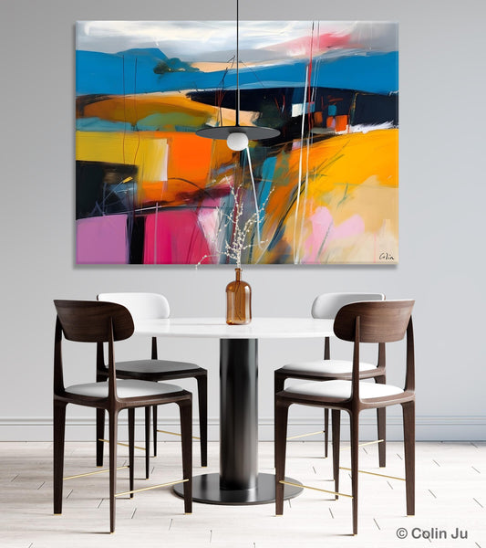 Large Painting on Canvas, Buy Large Paintings Online, Simple Modern Art, Original Contemporary Abstract Art, Bedroom Canvas Painting Ideas-Paintingforhome