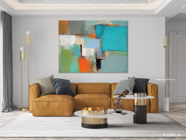 Simple Abstract Art, Large Wall Art Painting for Bedroom, Contemporary Acrylic Painting on Canvas, Original Canvas Art, Modern Wall Paintings-Paintingforhome