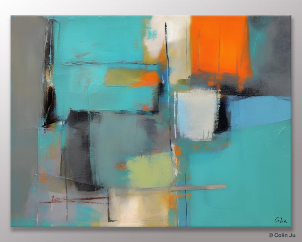 Original Canvas Art, Large Wall Art Painting for Bedroom, Contemporary Acrylic Painting on Canvas, Oversized Modern Abstract Wall Paintings-Paintingforhome