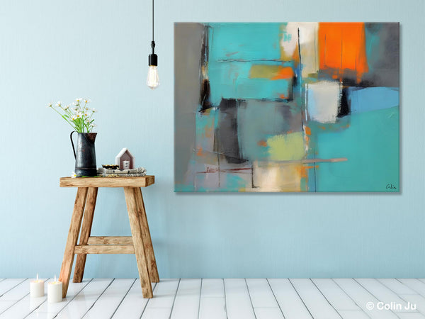 Original Canvas Art, Large Wall Art Painting for Bedroom, Contemporary Acrylic Painting on Canvas, Oversized Modern Abstract Wall Paintings-Paintingforhome