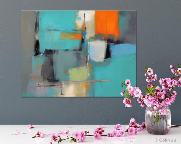 Original Canvas Art, Large Wall Art Painting for Bedroom, Contemporary Acrylic Painting on Canvas, Oversized Modern Abstract Wall Paintings-Paintingforhome