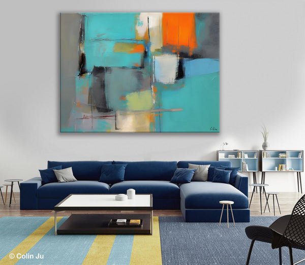Original Canvas Art, Large Wall Art Painting for Bedroom, Contemporary Acrylic Painting on Canvas, Oversized Modern Abstract Wall Paintings-Paintingforhome
