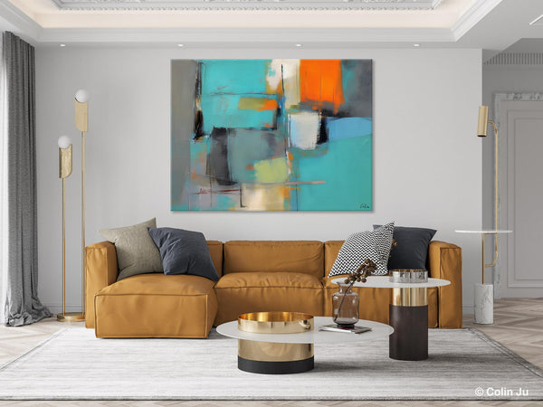 Original Canvas Art, Large Wall Art Painting for Bedroom, Contemporary Acrylic Painting on Canvas, Oversized Modern Abstract Wall Paintings-Paintingforhome