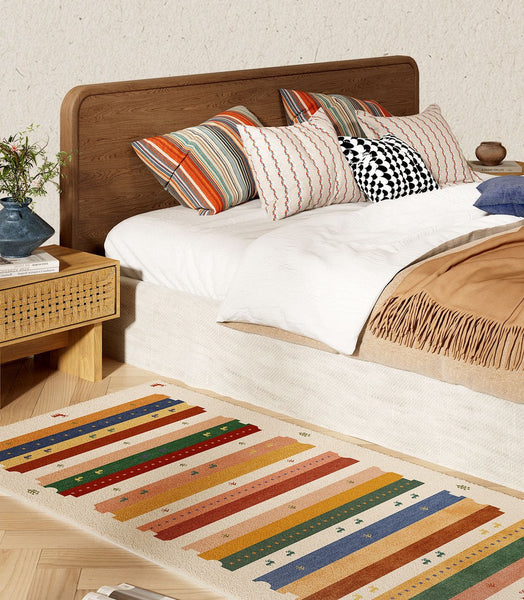 Modern Runner Rugs Next to Bed, Contemporary Runner Rugs for Children's Room, Runner Rugs for Hallway, Bathroom Runner Rugs, Kitchen Runner Rugs-Paintingforhome