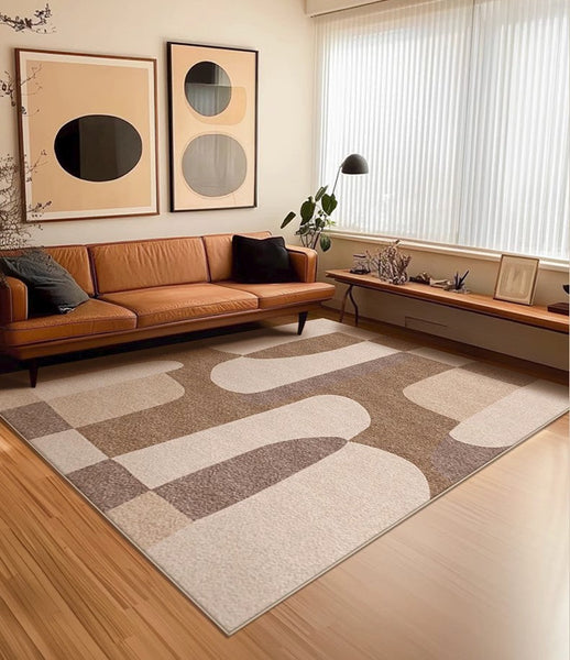 Contemporary Rugs for Kitchen, Living Room Modern Rugs, Geometric Modern Rugs for Sale, Abstract Modern Rug Ideas for Bedroom-Paintingforhome