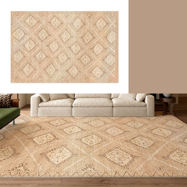 Modern Rugs under Dining Room Table, Geometric Modern Carpets for Office, Abstract Modern Rugs for Living Room, Contemporary Modern Rugs Next to Bed-Paintingforhome