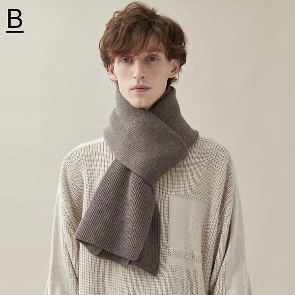 Casual Scarf Men, Men's Wool Scarf Winter, Business Wool Scarf for Gentleman, Thick Wool Scarf, Men's Winter Scarf, Formal Men Scarf Styles, Modern Fashion Scarf-Paintingforhome