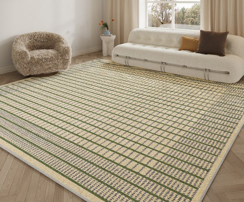 Unique Modern Rugs for Living Room, Large Modern Rugs for Bedroom, Geometric Area Rugs under Coffee Table, Contemporary Modern Rugs for Dining Room-Paintingforhome