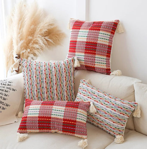 Colorful Modern Sofa Pillows Covers, Modern Sofa Cushion, Decorative Modern Pillows for Couch, Decorative Pillows for Living Room-Paintingforhome