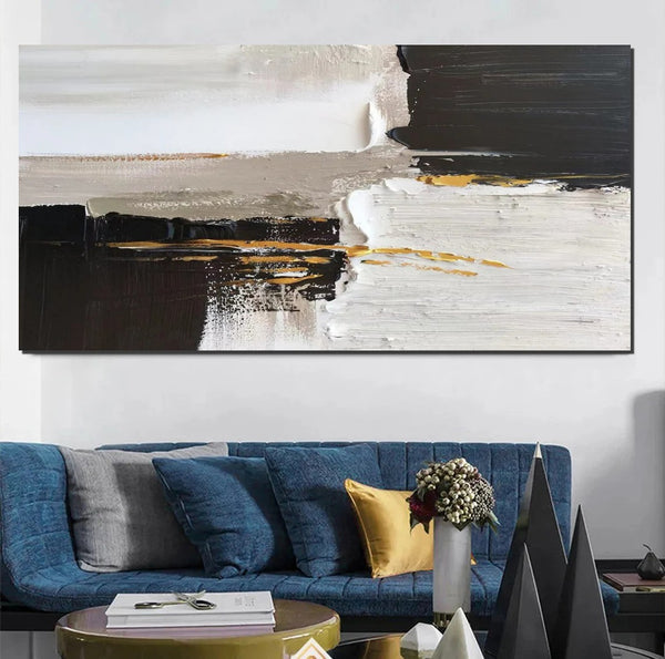 Contemporary Canvas Artwork, Abstract Wall Art Paintings, Modern Art Paintings for Dining Room, Large Acrylic Paintings on Canvas, Hand Painted Wall Art Paintings-Paintingforhome