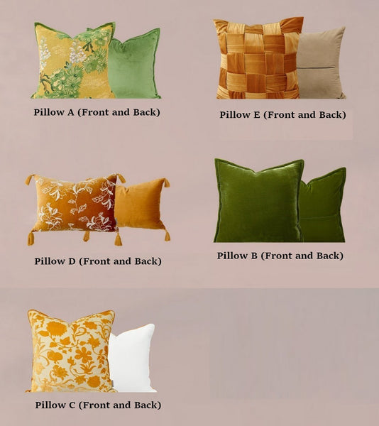 Decorative Cushion Covers, Decorative Pillow Arrangement Ideas for Interior Design, Unique Decorative Pillows for Bedroom, Modern Decorative Pillows for Couch-Paintingforhome