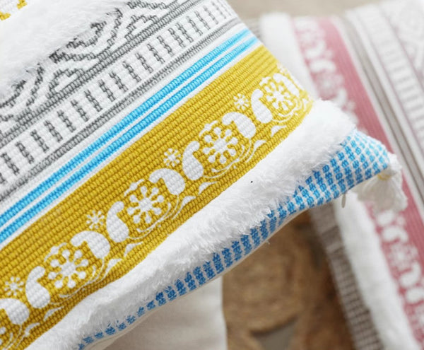 Geometric Modern Sofa Pillows for Bedroom, Square Pillows for Couch, Modern Decorative Pillow for Interior Design, Contemporary Decorative Pillow Covers-Paintingforhome